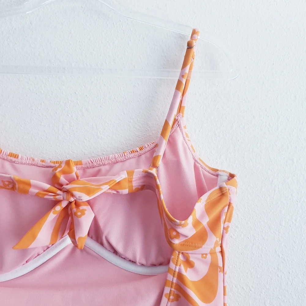 Ninety-Nine Retro Floral One Piece Swimsuit